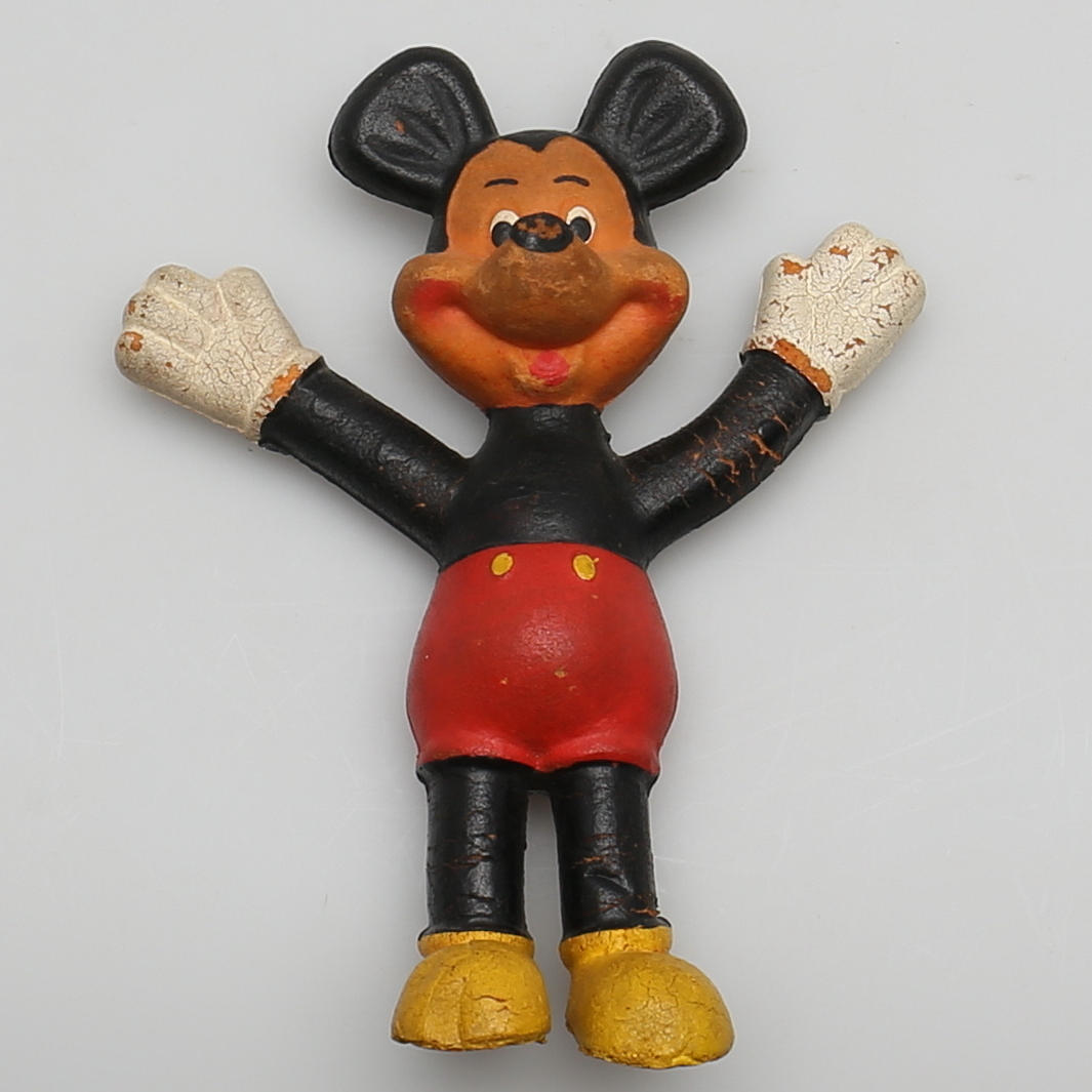 TOY in foam rubber. Mickey Mouse. 1950s.