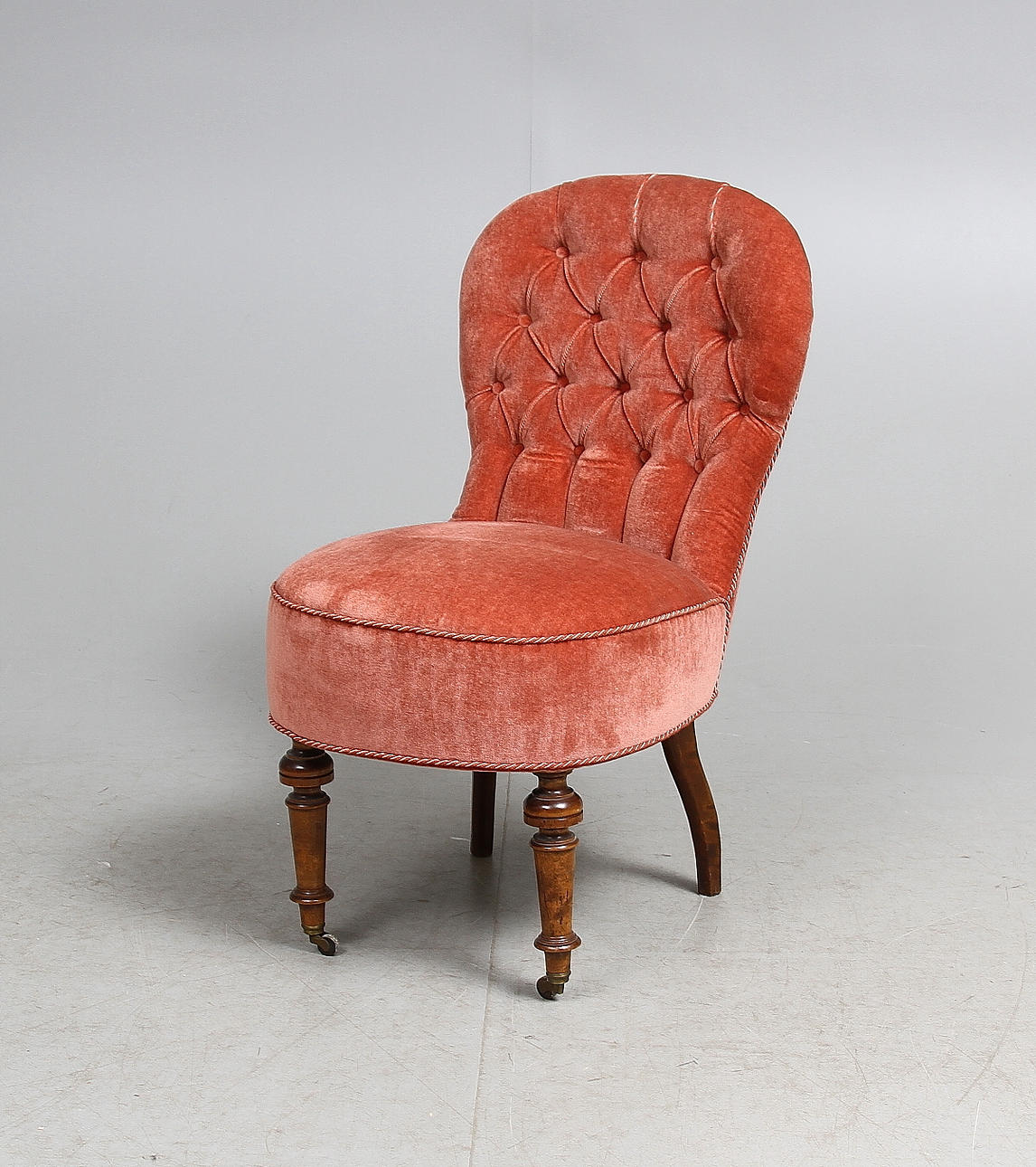 EMMAFÅTÖLJ, nyrokoko, 1800-tal.