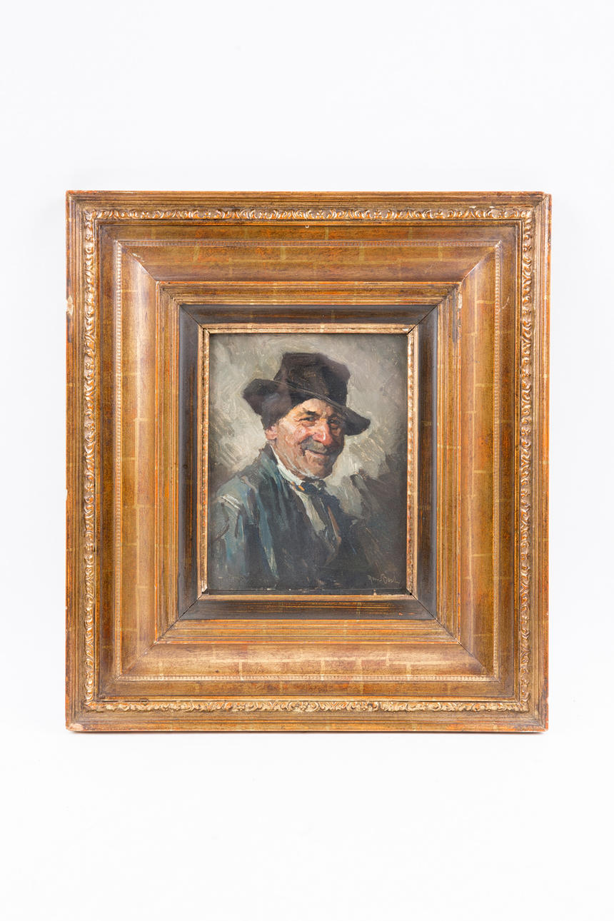 VAN BERK. Van Berk, Gemälde, Männliches Portrait.