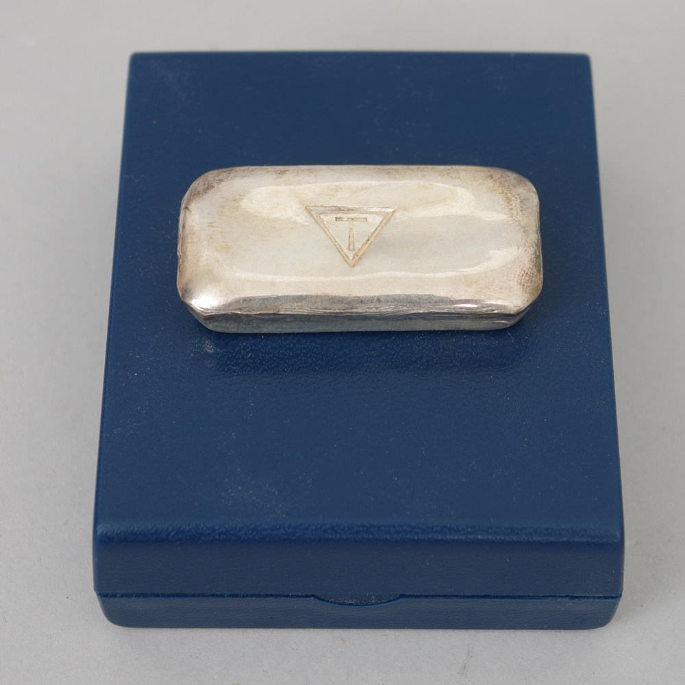 SILVERTACKA i etui, Jan Lundgren, Boliden Mineral.