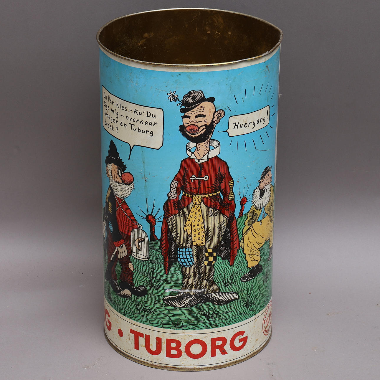 REKLAMSOPTUNNA, Öl, Tuborg.