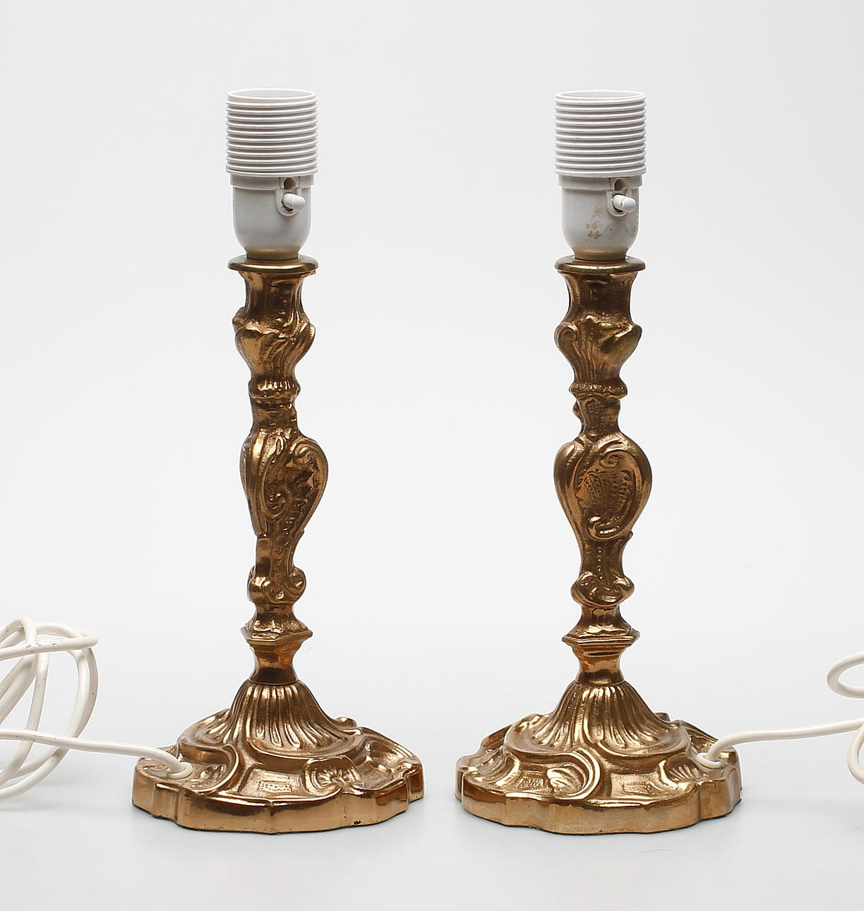 BORDSLAMPOR, ett par, Bersbo, 1967.