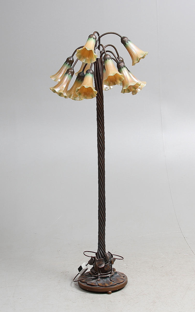 GOLVLAMPA, metall, 1900/2000-tal.