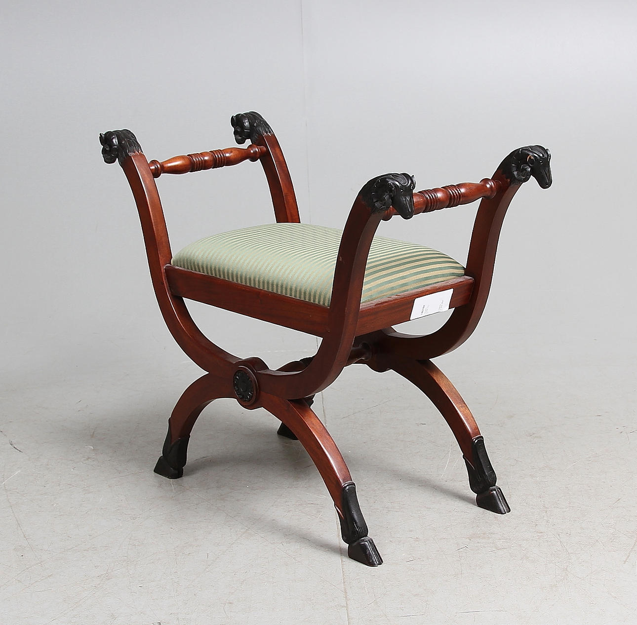 TABURETT, Empire style, 20th century.