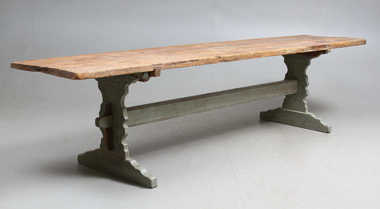 BOCKBORD / LÅNGBORD, allmoge, 1800-tal.