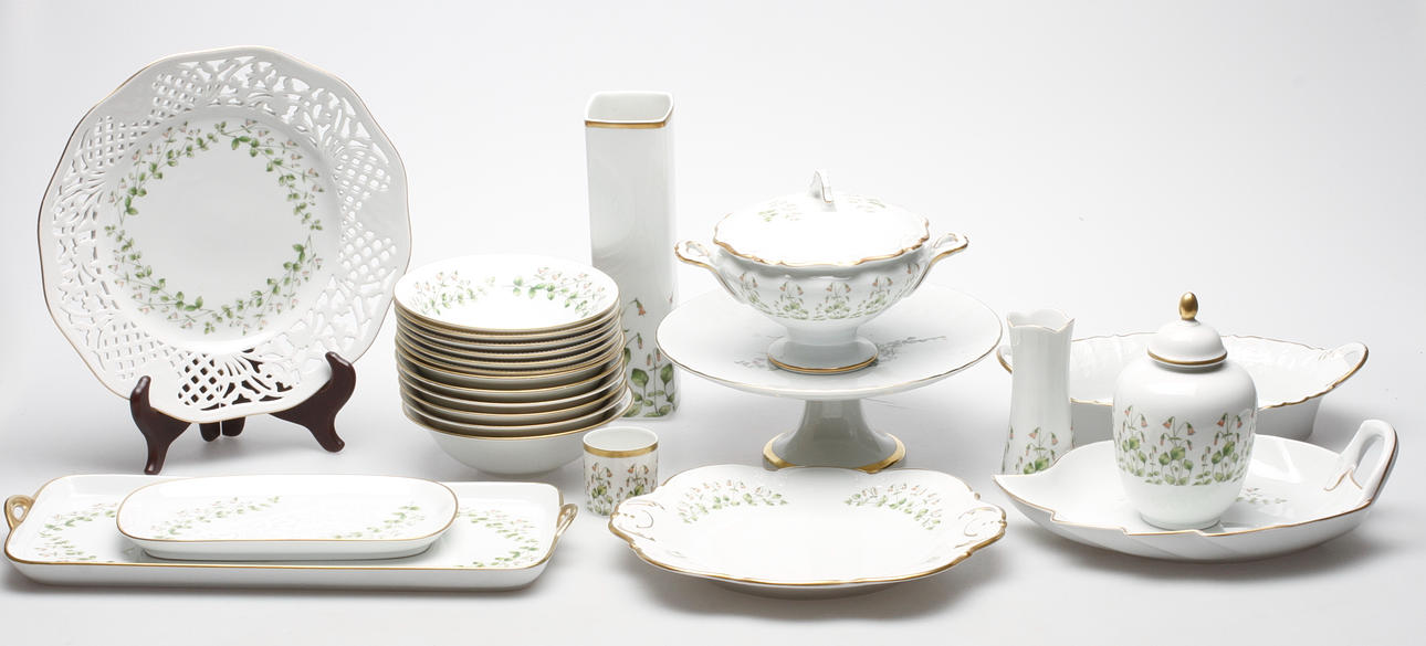 SERVISDELAR, 23 delar, "Linnea". Hackefors.