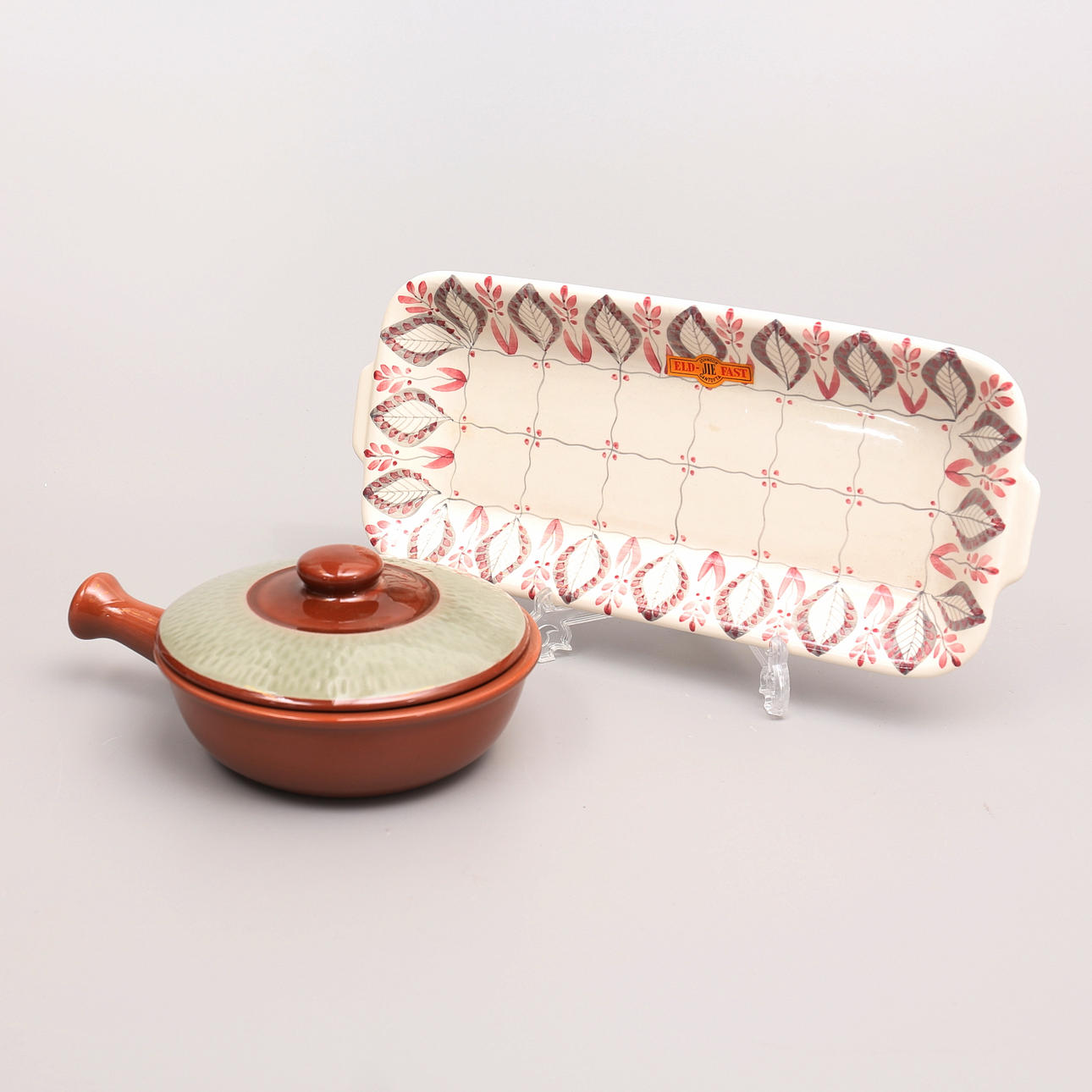 FEUERFESTER TOPF UND SCHALE, Keramik, Rörstrand/JIE.