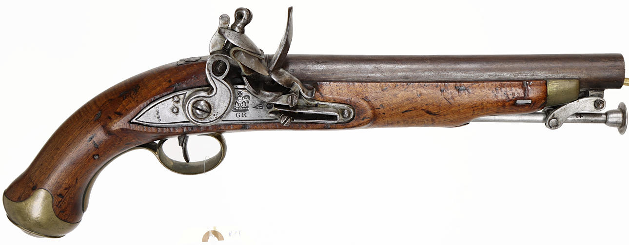 798. STEINSCHLOSSPISTOLE, ENGLISCH.