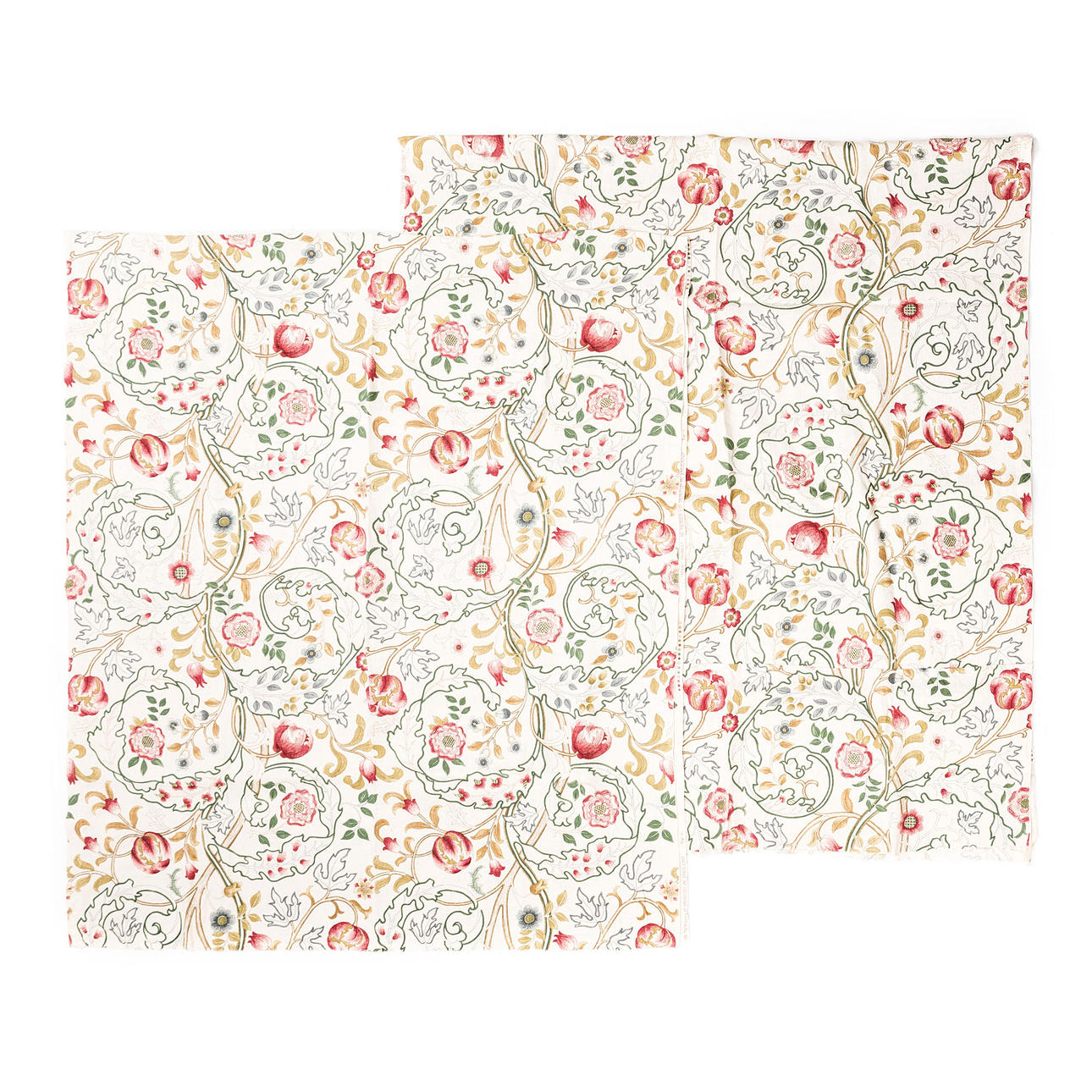 WILLIAM MORRIS, "Mary Isobel," curtain lengths.