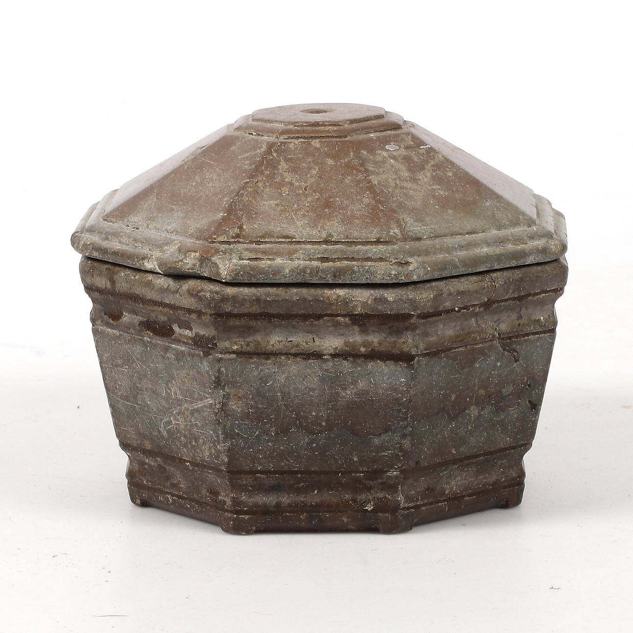 BURK, med lock, marmor, 18/1900-tal.