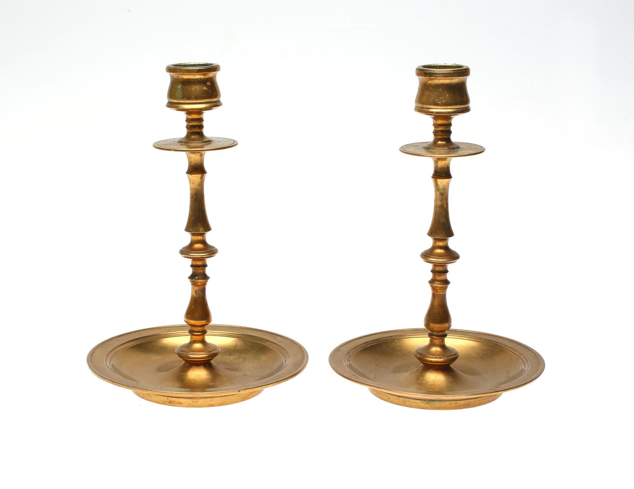 LJUSSTAKAR, mässing , 1 par Skultuna.