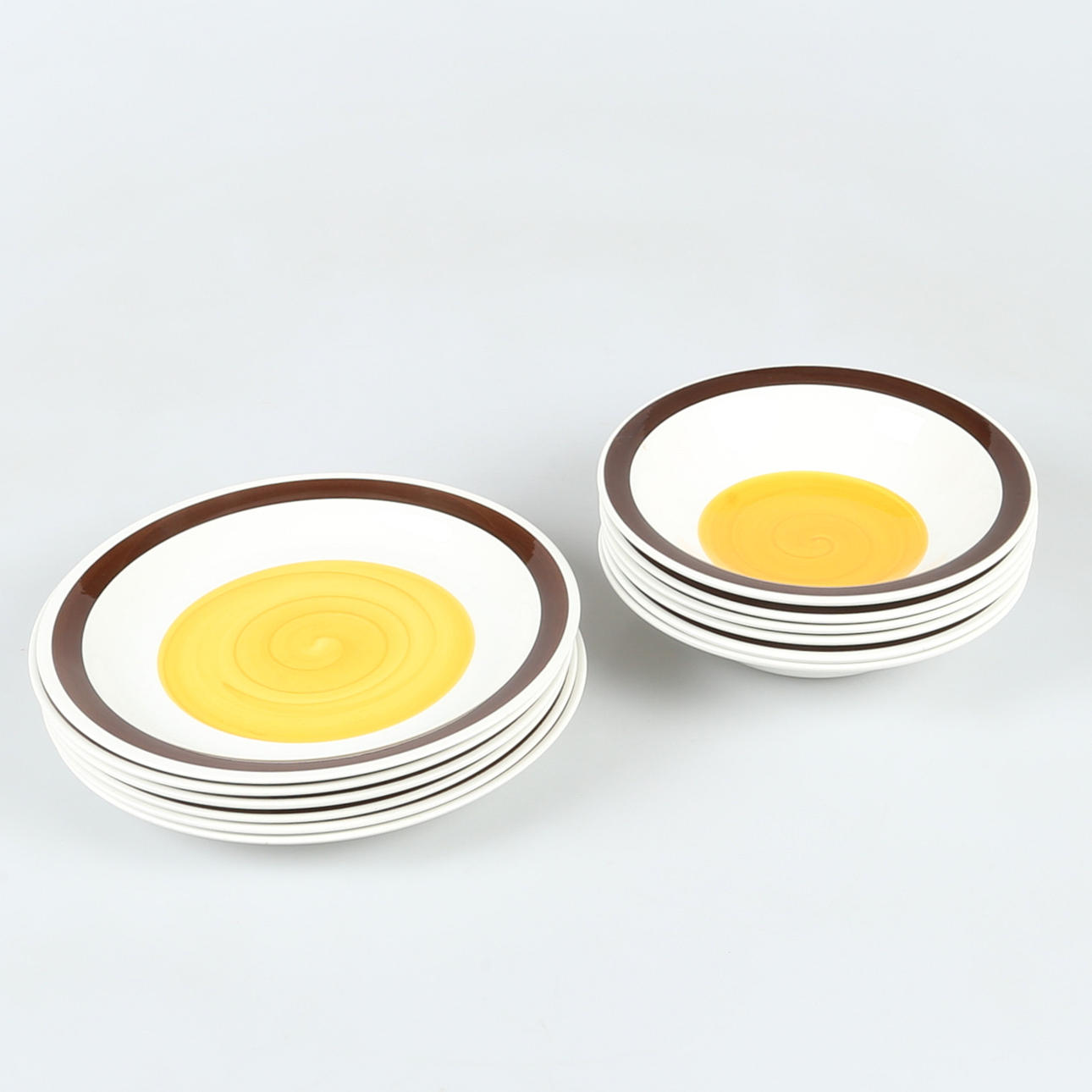 SERVISDELAR, 12 stycken Solöga, Rörstrand.