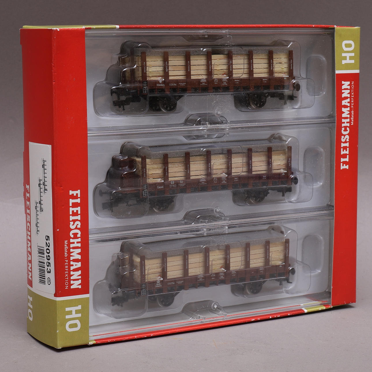 VAGONES DE TREN, 3 piezas, vagones de postes, Fleischmann.