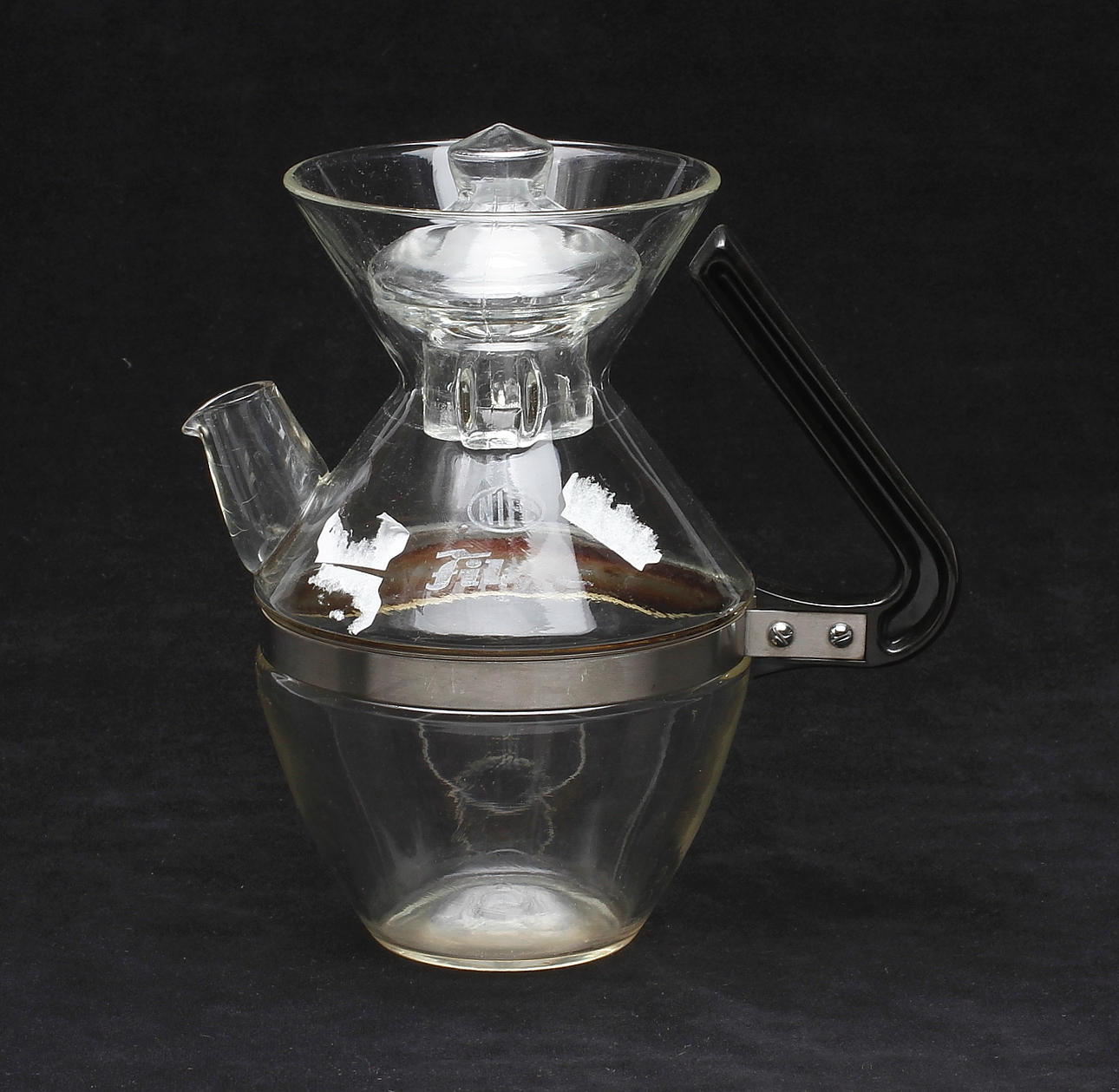 KAFFEKANNA, glas, Filtra, Nife, 1900-talets mitt.