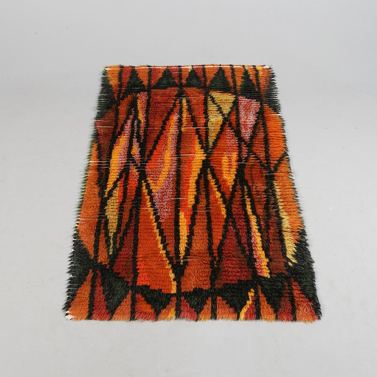 RYAMATTA, "Guldkusten", Ingegerd Hyltén-Cavallius för Nordiska Ryor. 1961.