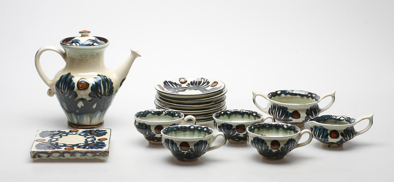 SERVIS, 14 delar, Herman Kähler, Danmark.