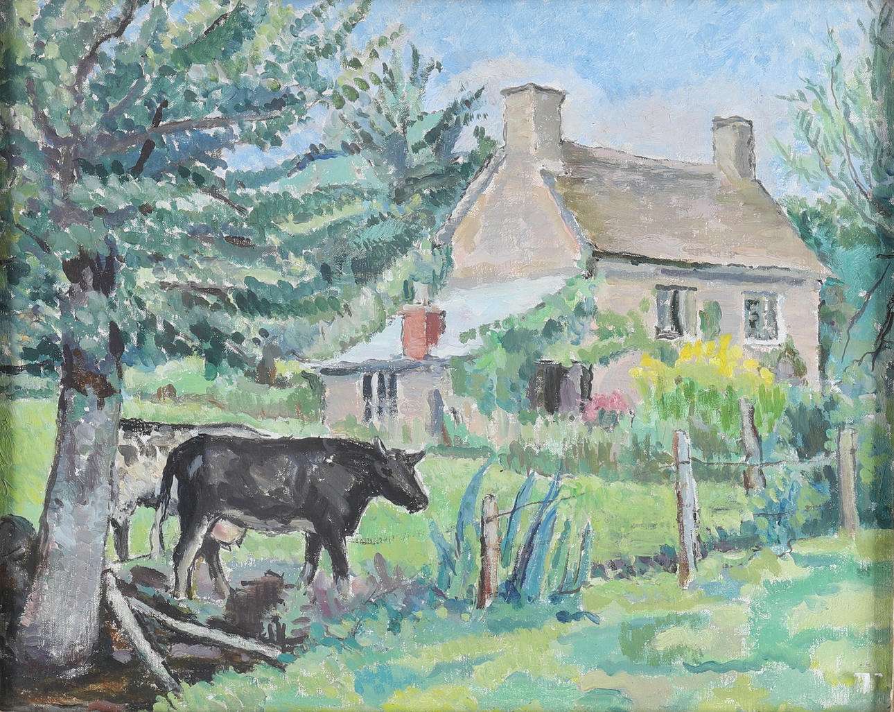 ELSIE ROBERTSON. COTTAGE AT SEFTON.