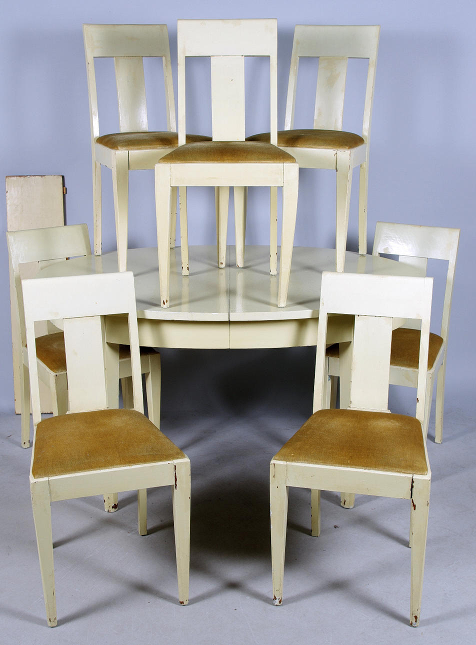 MATGRUPP, målat trä, tidigt 1900-tal, Köpenhamn, Danmark.