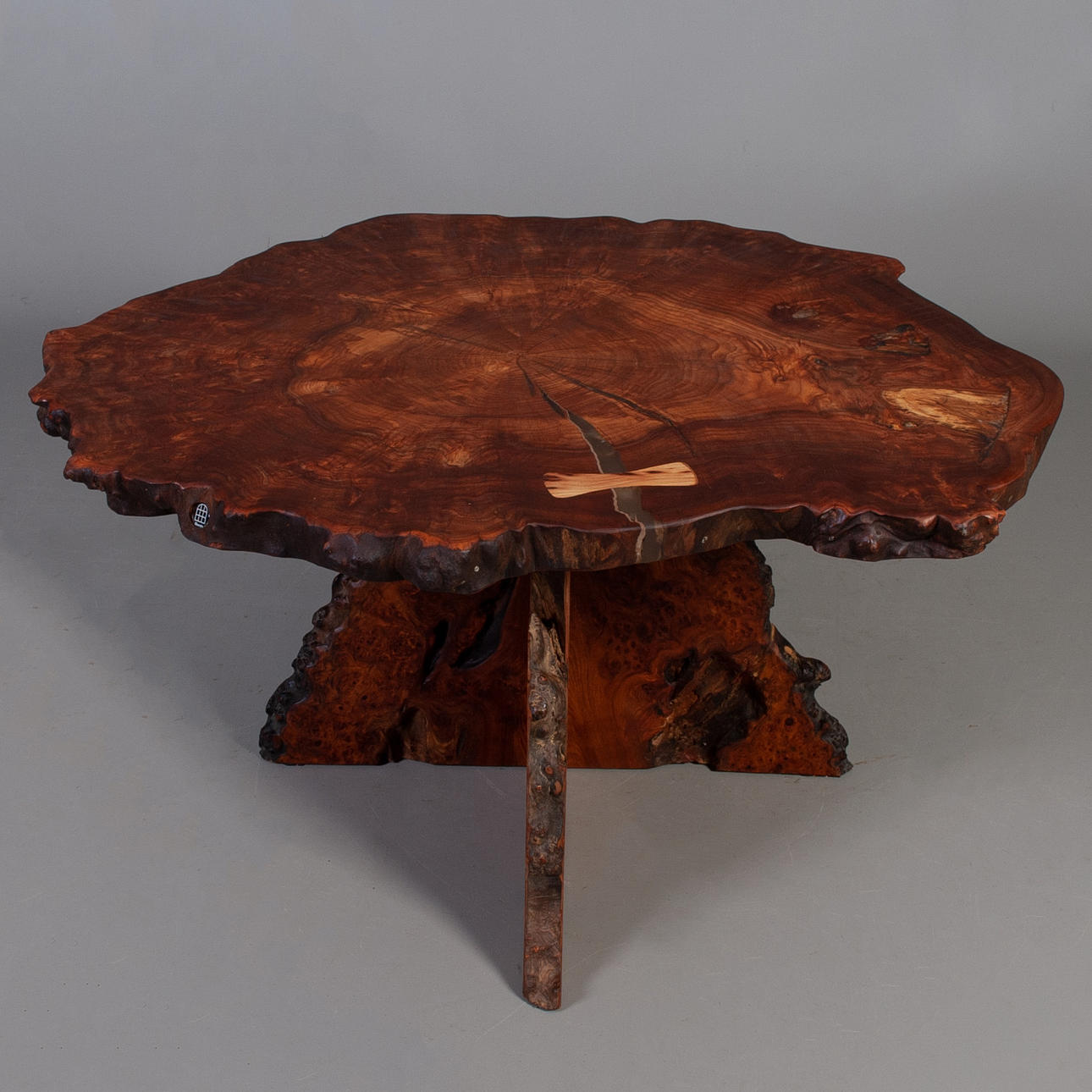 TABLE. Massive elm root. Ölund's, unique.