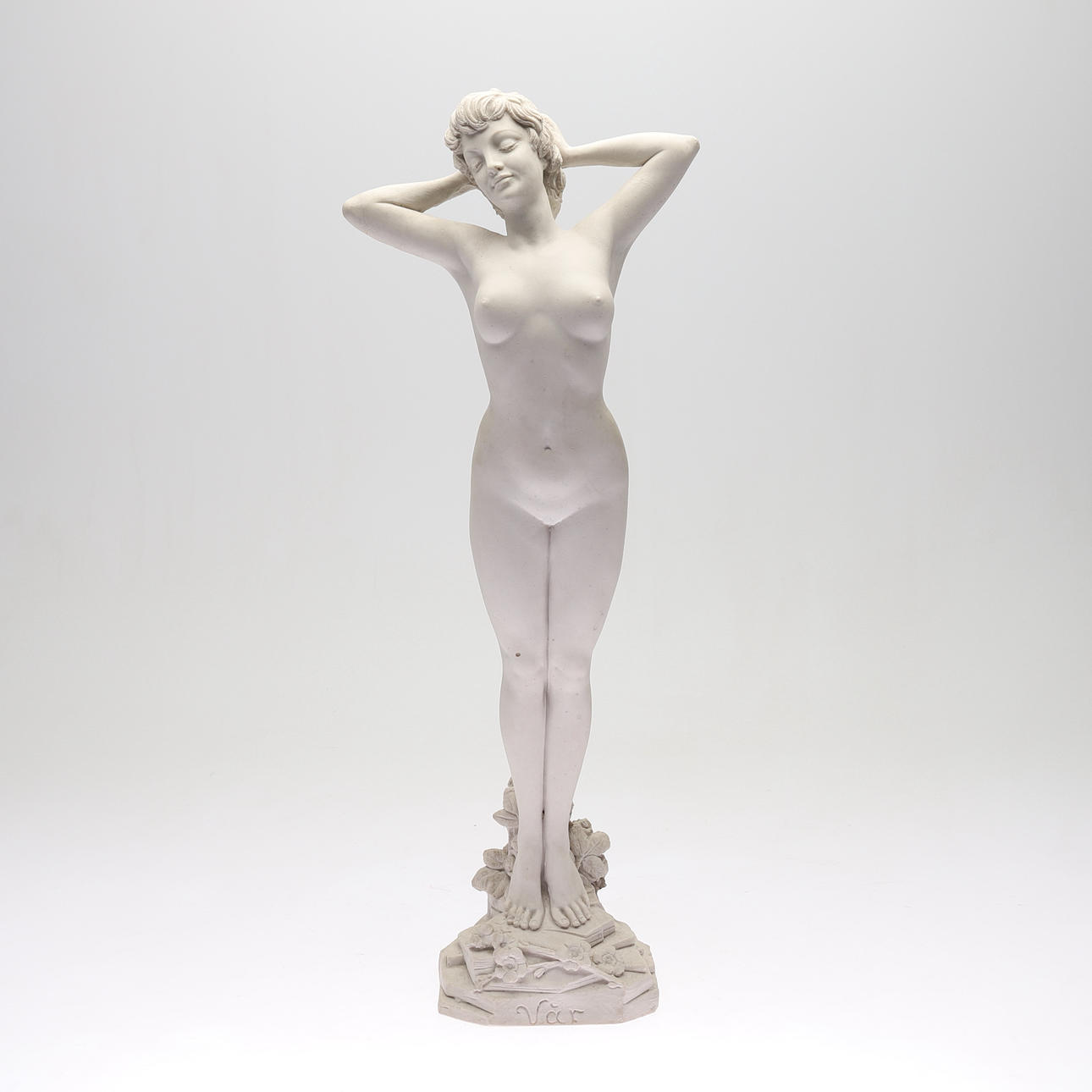 SCULPTURE, marmorite, "Spring", Reijmyre Marmorit.