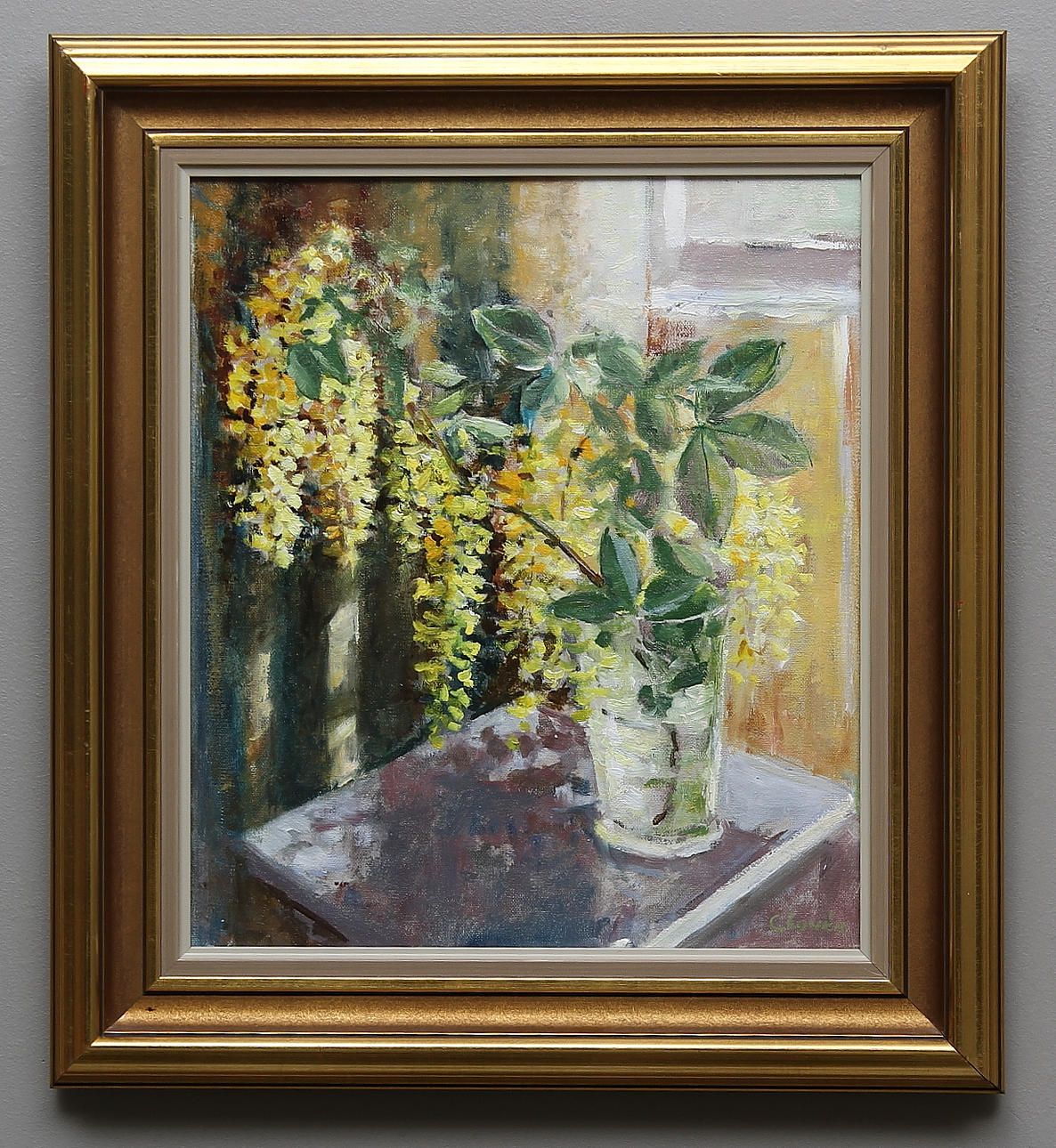 GUNNAR CLOVÉN. Olja på duk. Signerad.