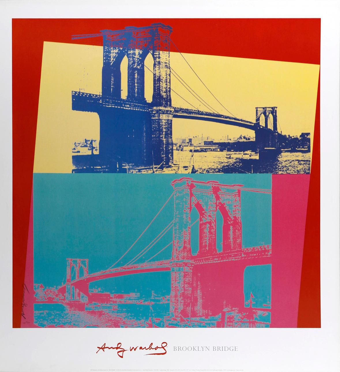 ANDY WARHOL. JÄLKEEN. Brooklynin silta.