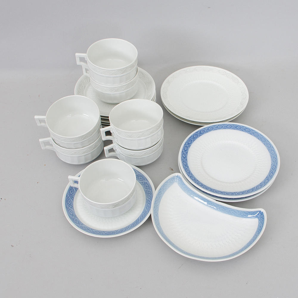 KAFFESERVIS, "Vifte", Royal Copenhagen.