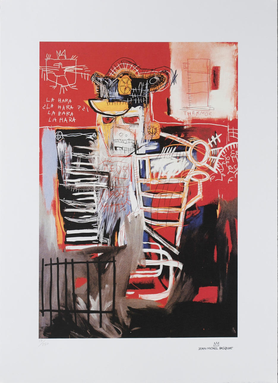 JEAN-MICHEL BASQUIAT. EFTER. ”Hara”.