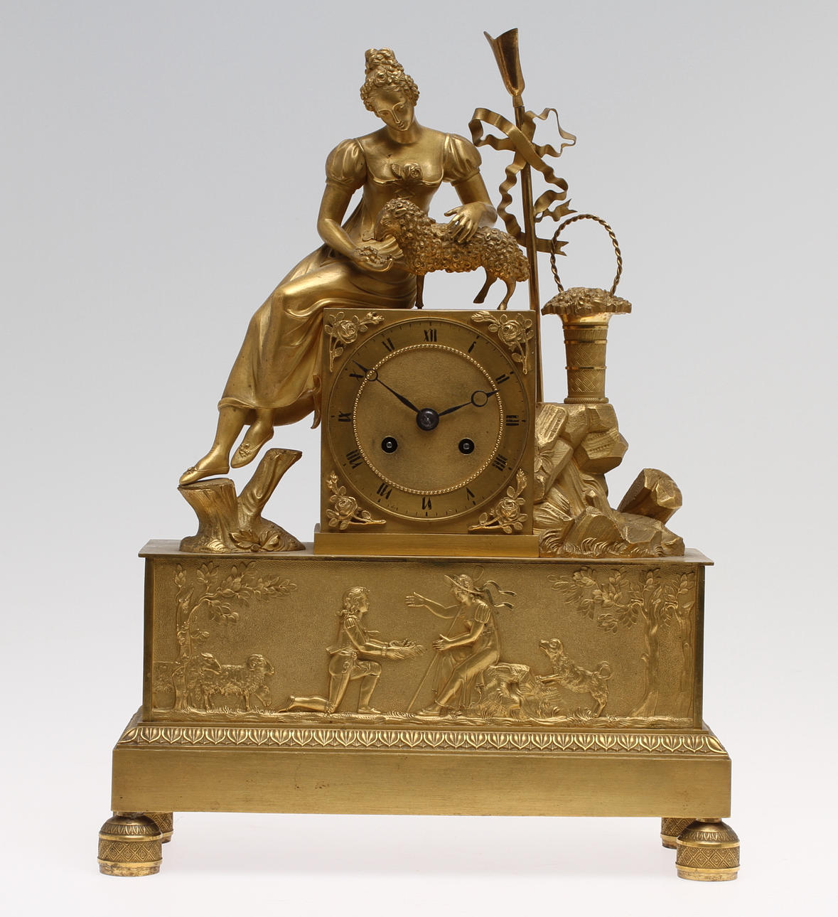 BORDSPENDYL, empire, Frankrike, 1800-talets första hälft.