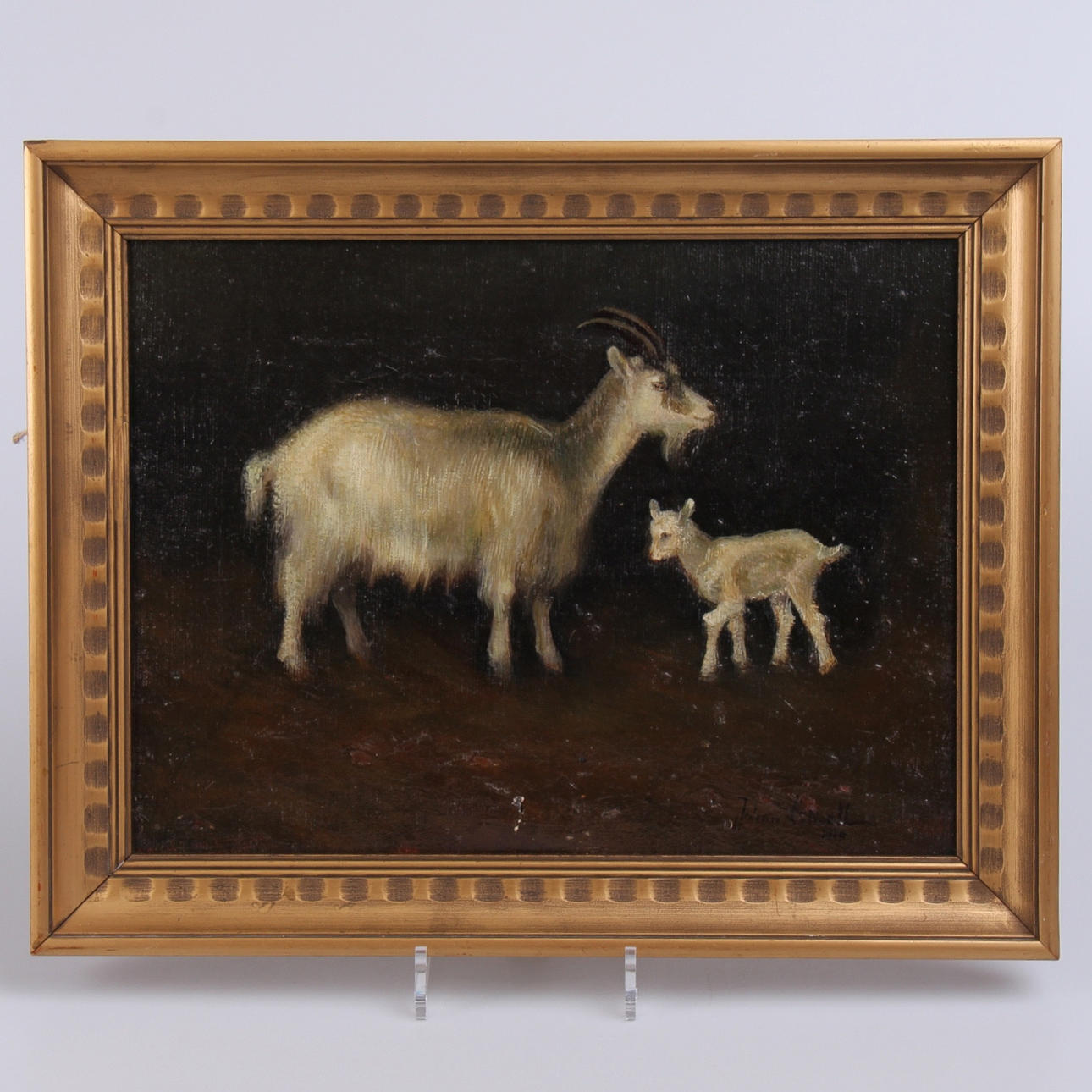 JOHAN LEKSELL. olja på duk, getter, 1915.