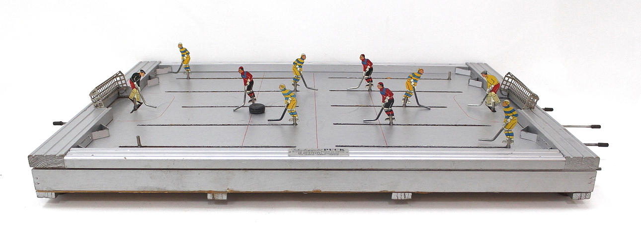 ICE HOCKEY GAMES Puck, 1950s.