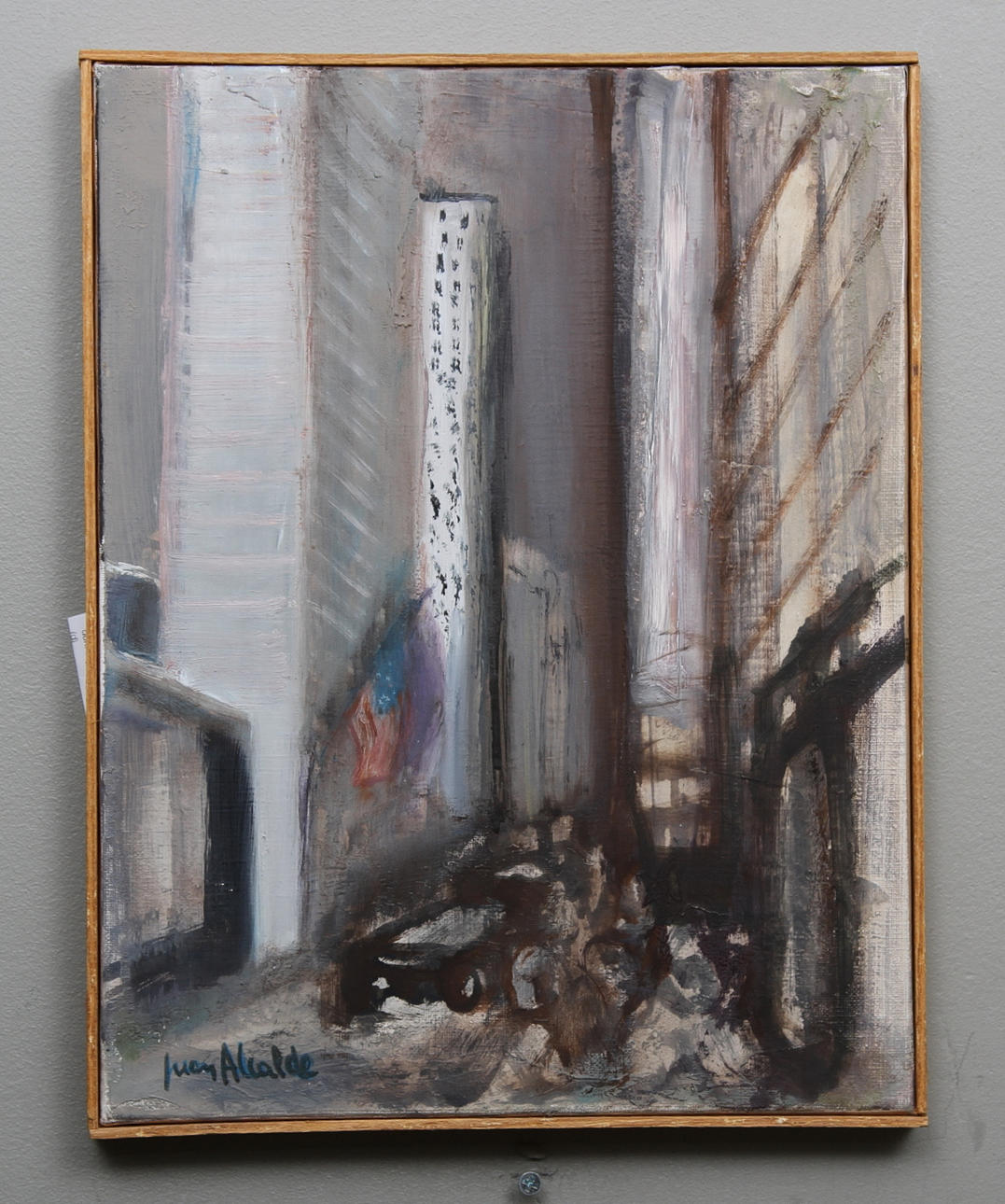 JUAN ALCALDE. Spanien. Olja på duk. Signerad.