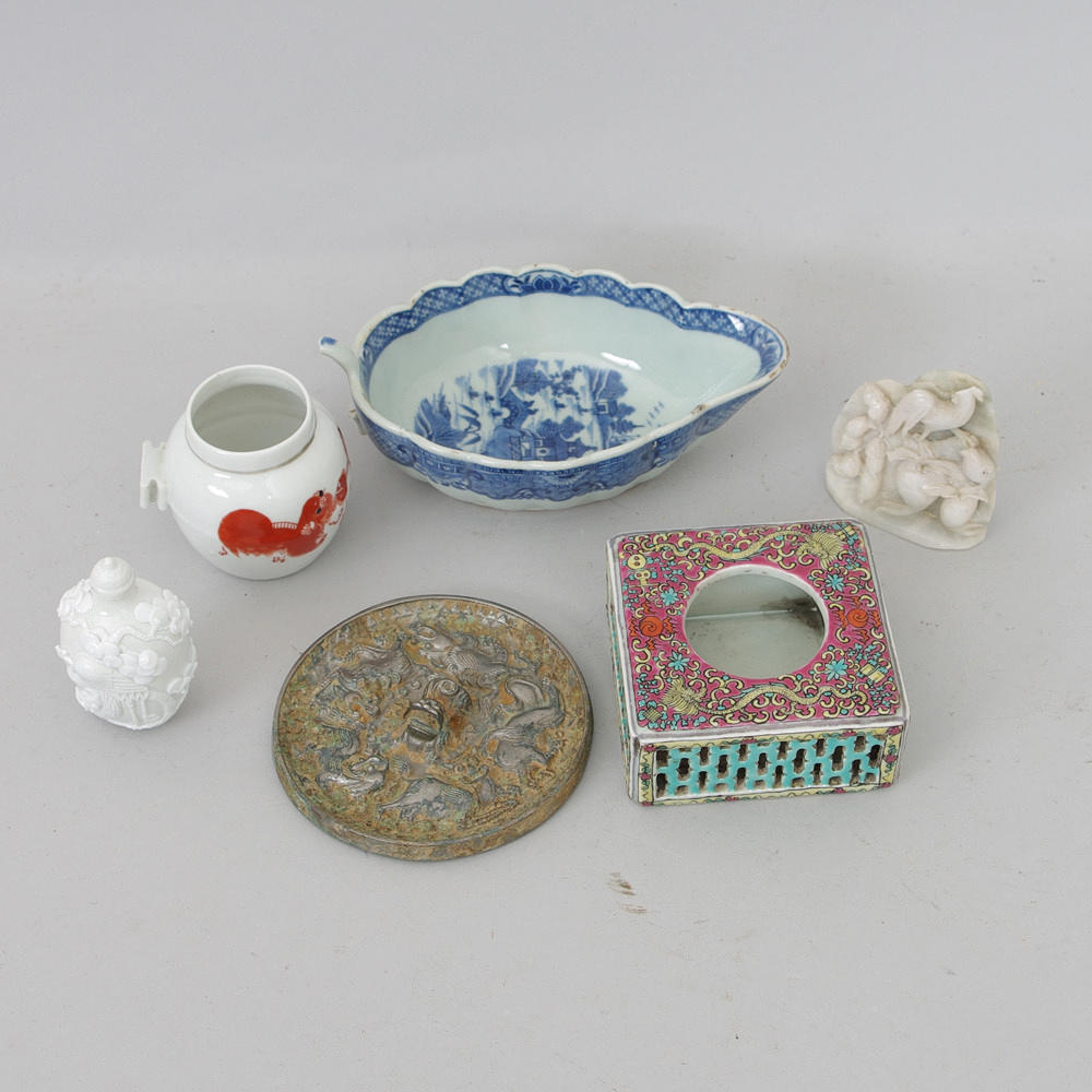 SKÅL, FIGURINER MM, Kina.