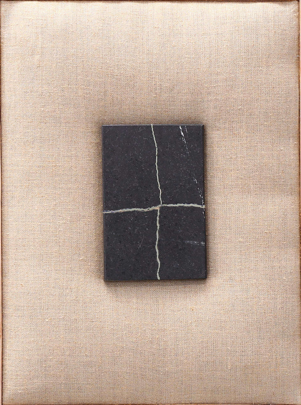 GORO SUZUKI. Sculpture, wall hanging, diabase.