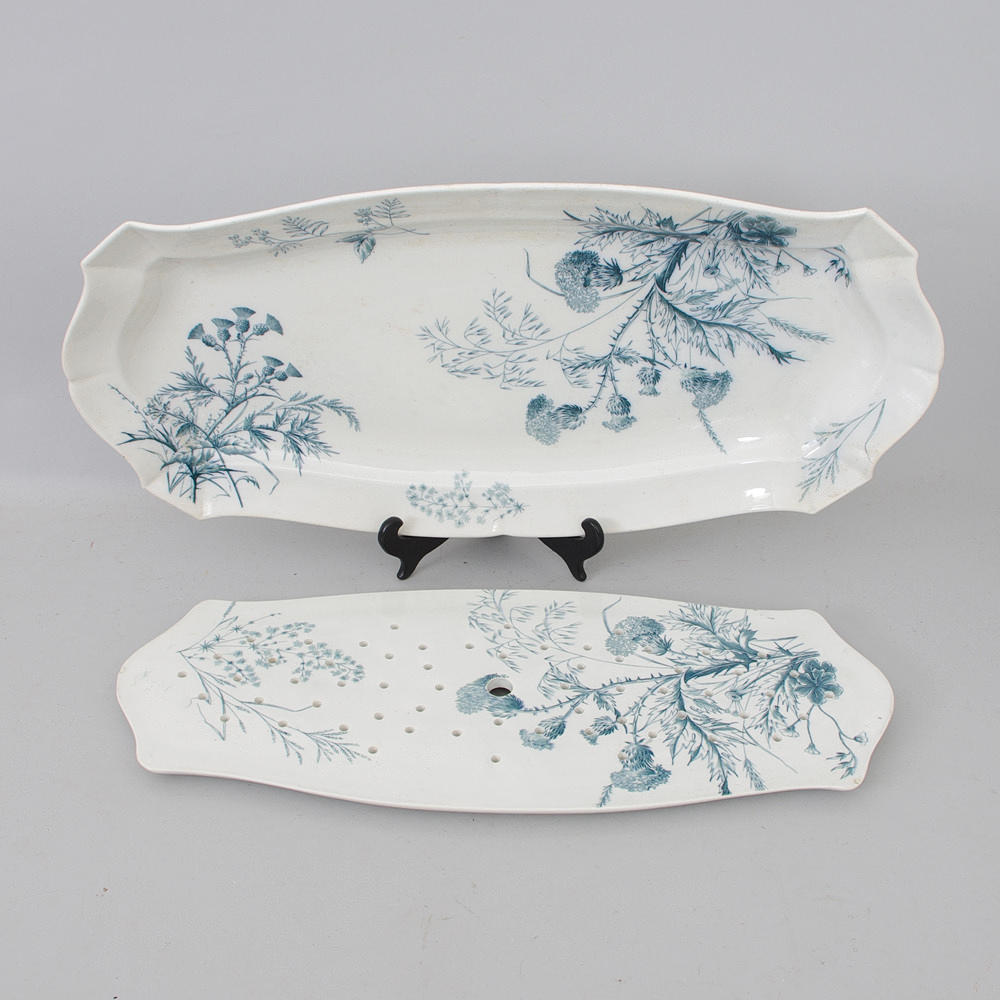 FISKFAT, "Tistel", Rörstrand.