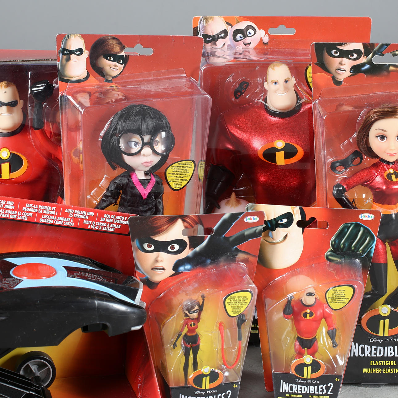 ACTION FIGURES, A Collection, plastic, Disney PIXAR, 2000s.