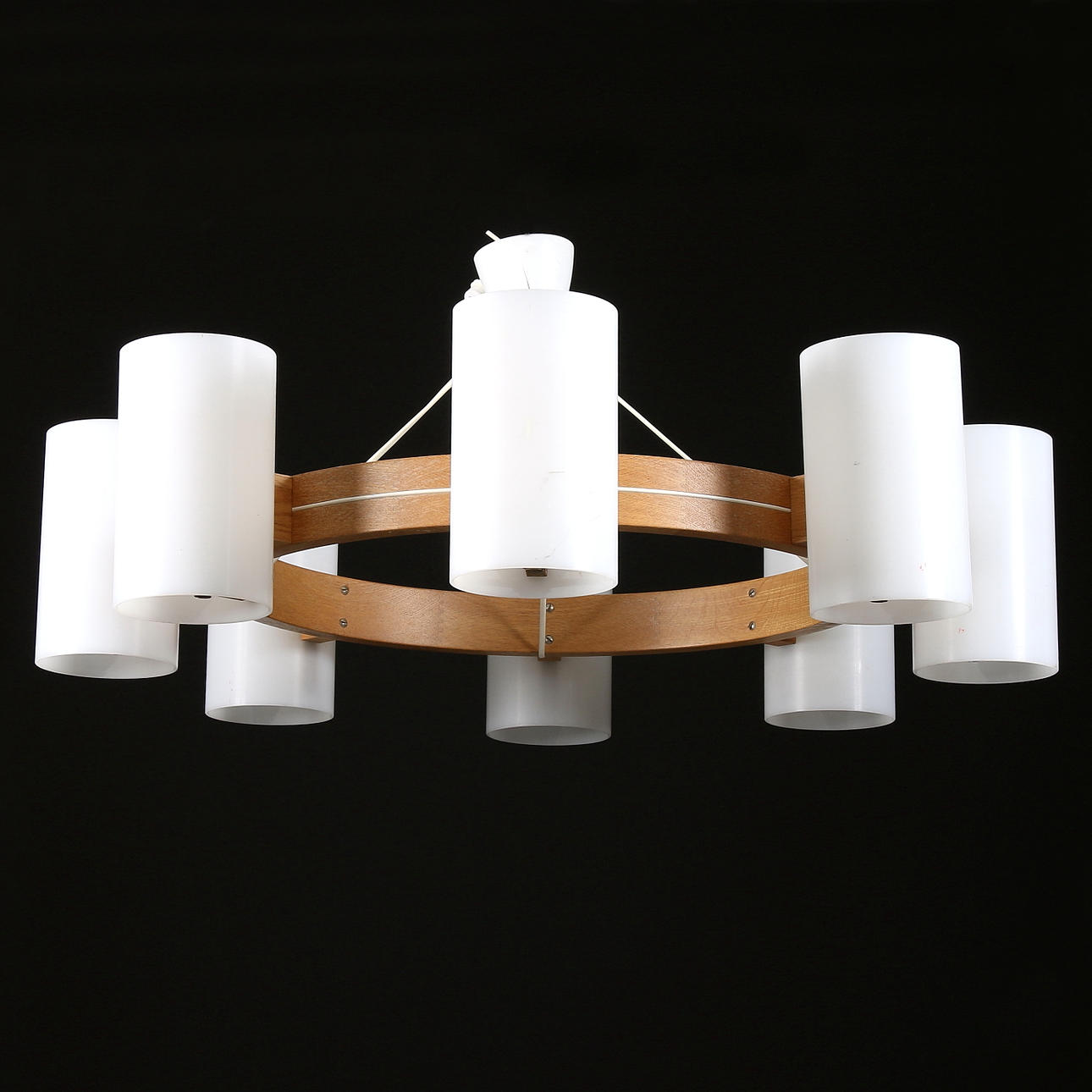 TAKLAMPA, "Taklampa 587/Cylinder Ringkrona", Östen Kristiansson, Luxus, 1900-talets andra hälft.