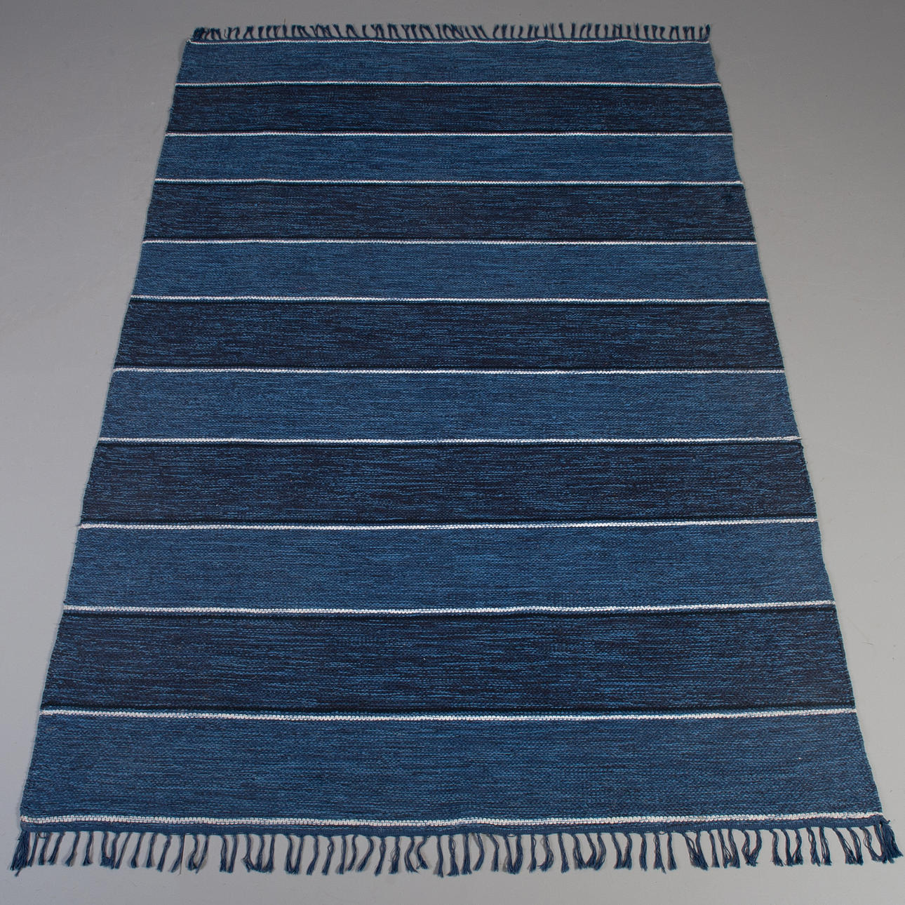 TEPPICH. Flickenteppich aus Baumwolle, 233 x 158 cm.