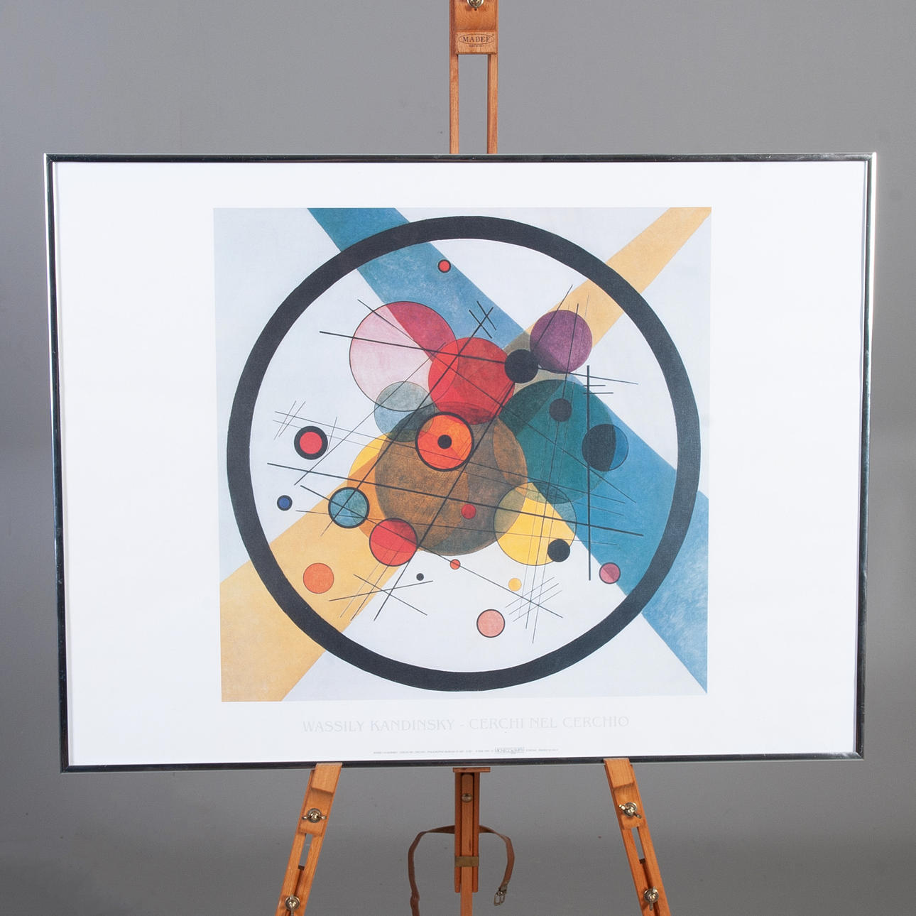 WASSILY KANDINSKY. Cerchi Nel Cerchio, Offset printing.