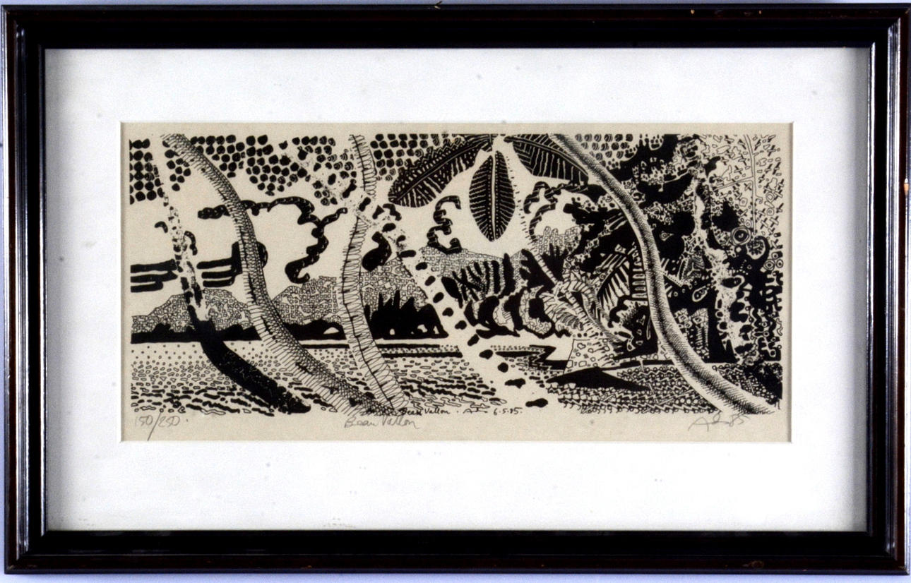 MICHAEL ADAMS. Farblithographie.