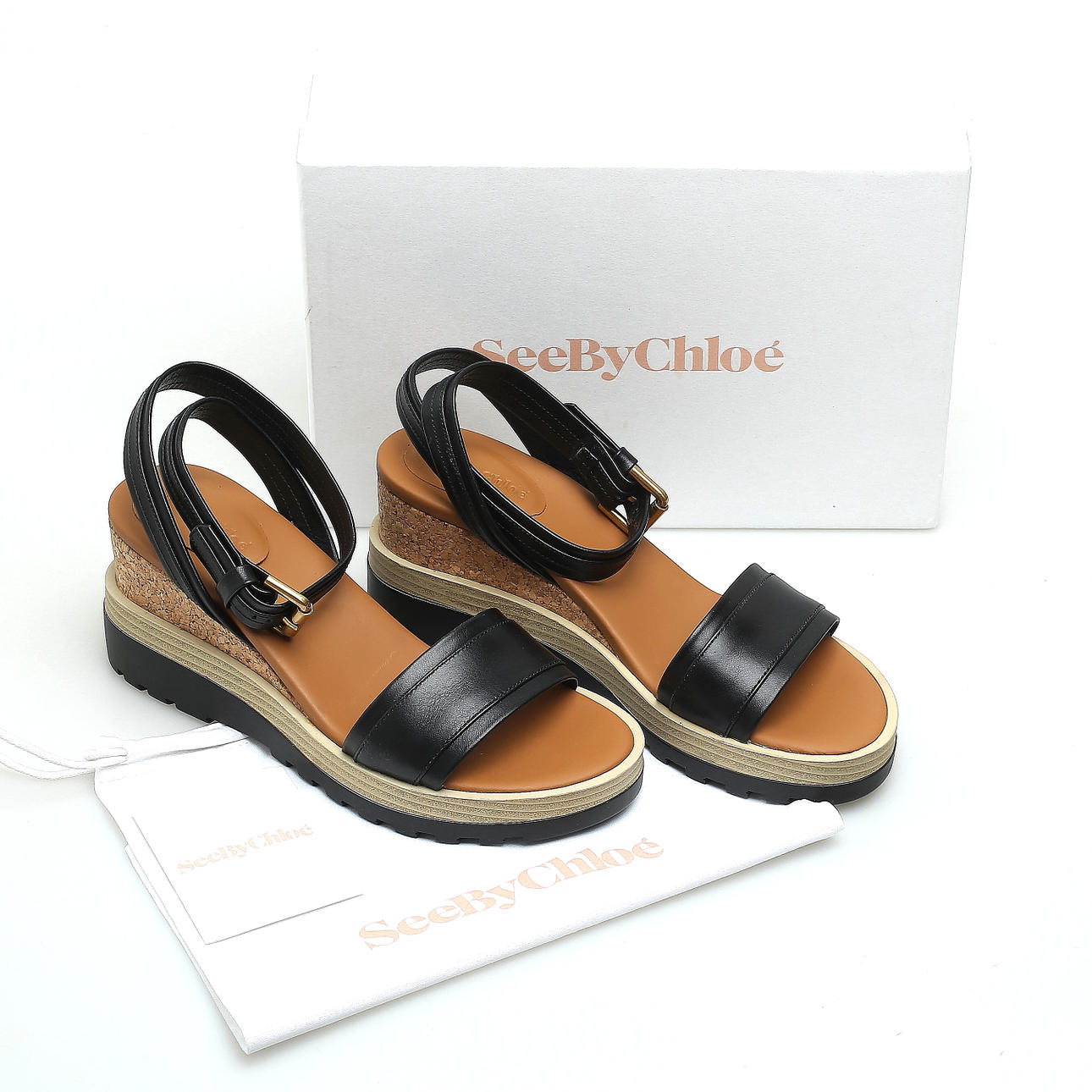 SEE BY CHLOÉ. Sandaler, ett par.