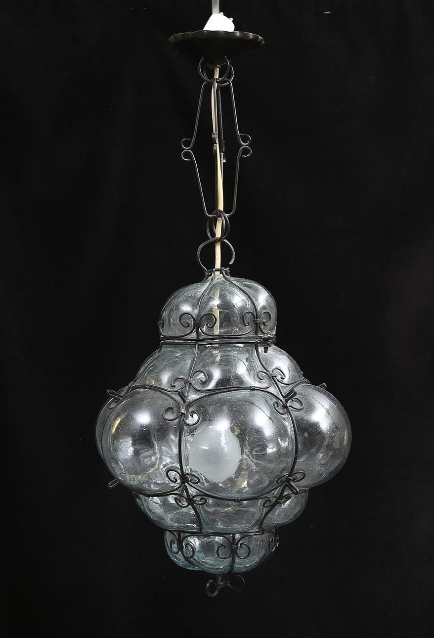 TAKLYKTA, smide och vävt glas, 1900-talets mitt.