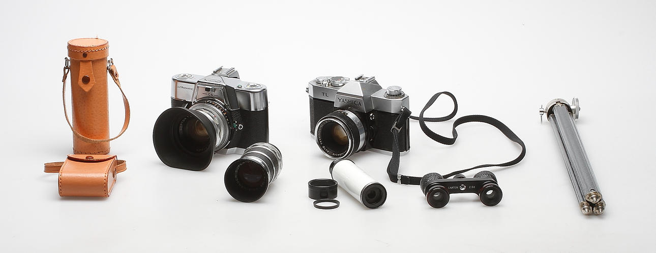 KAMEROR mm, Yashica och Voigtländer.