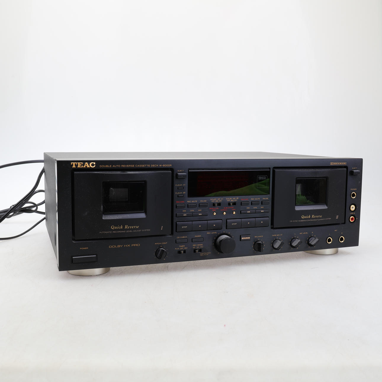 CASSETTE TIRES TEAC W -6000R.