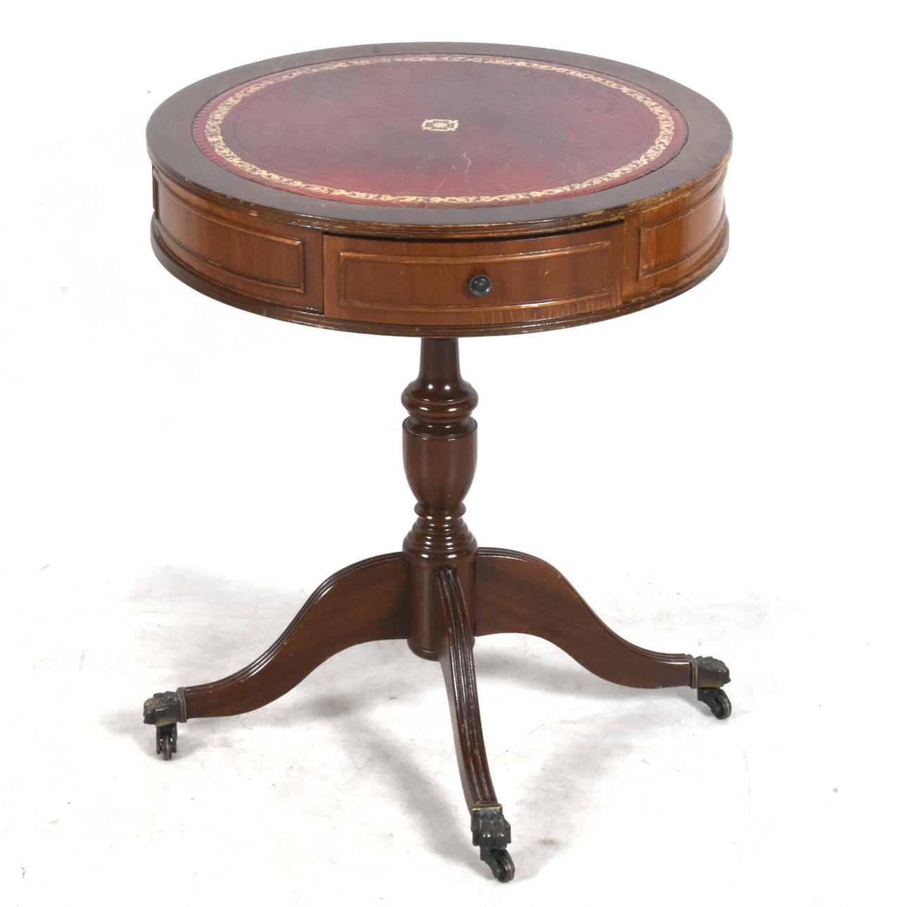 CAROUSEL TABLE, English style, late 20th century.