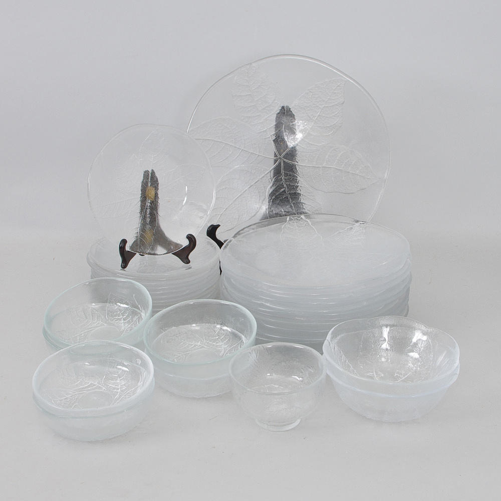 MATSERVIS, glas, "Party", Kosta Boda.