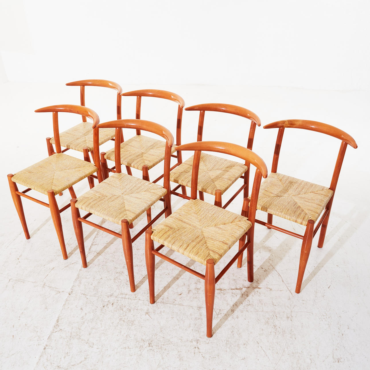 PHILIPPE STARCK. chairs, 7 pcs, model Tessa Nature, on the