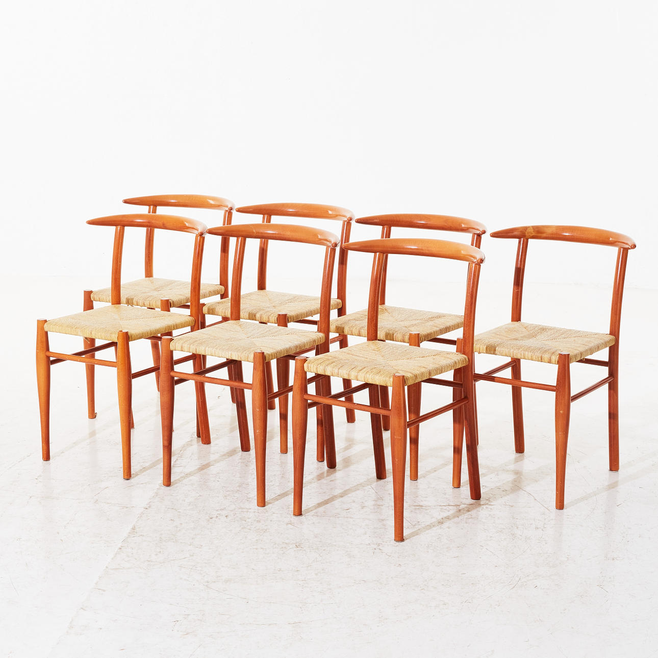 PHILIPPE STARCK. chairs, 7 pcs, model Tessa Nature, on the