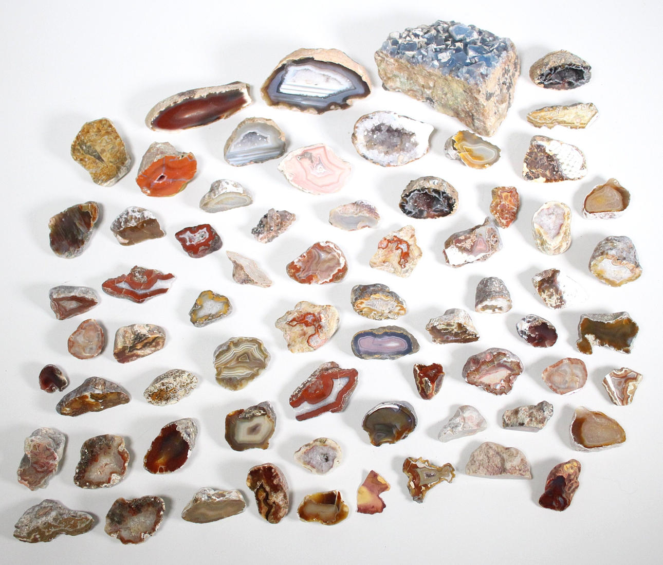 Konvolut verschiedene Mineralien (66).