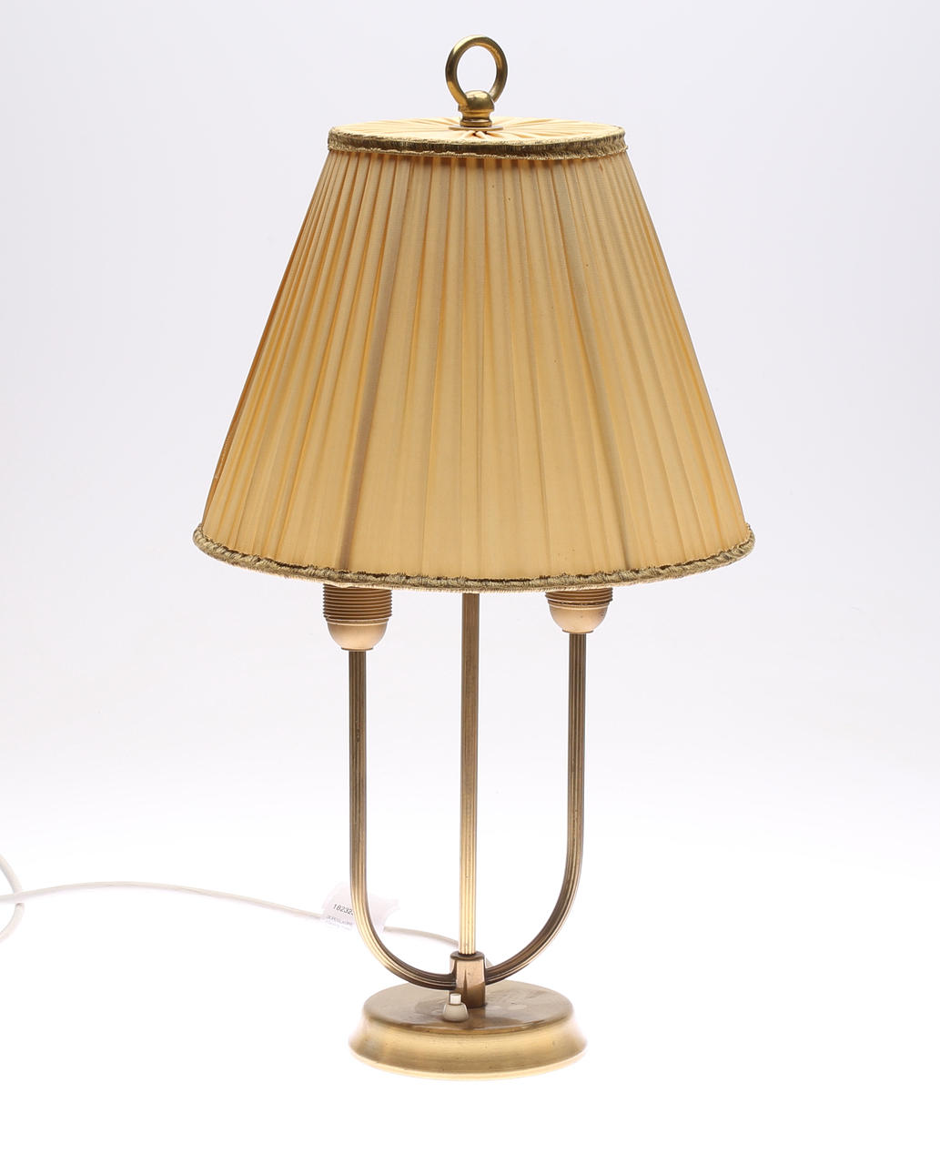 TABLE LAMP, brass, marked EHAB 1134, 1900s.